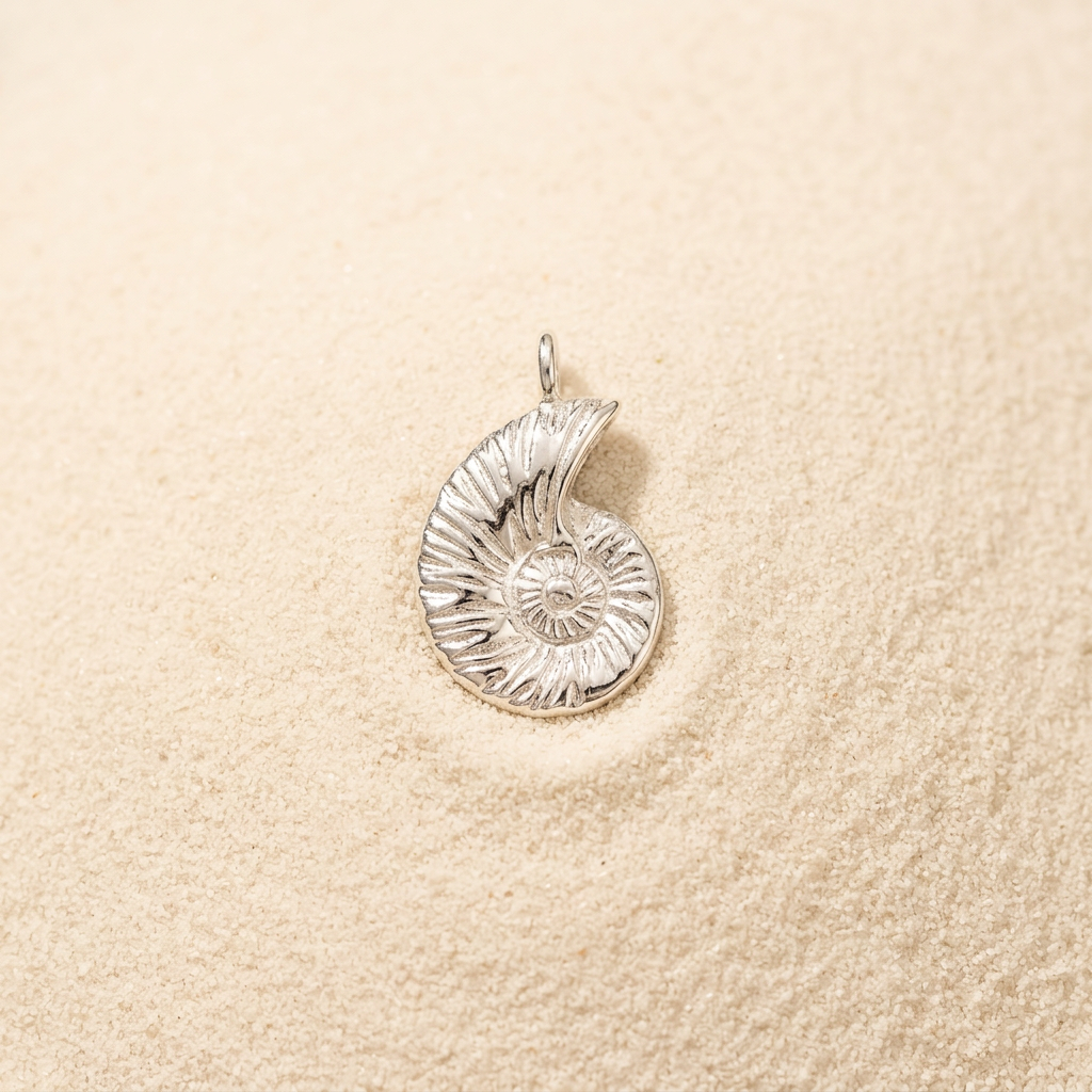 Silver Nautilus pendant